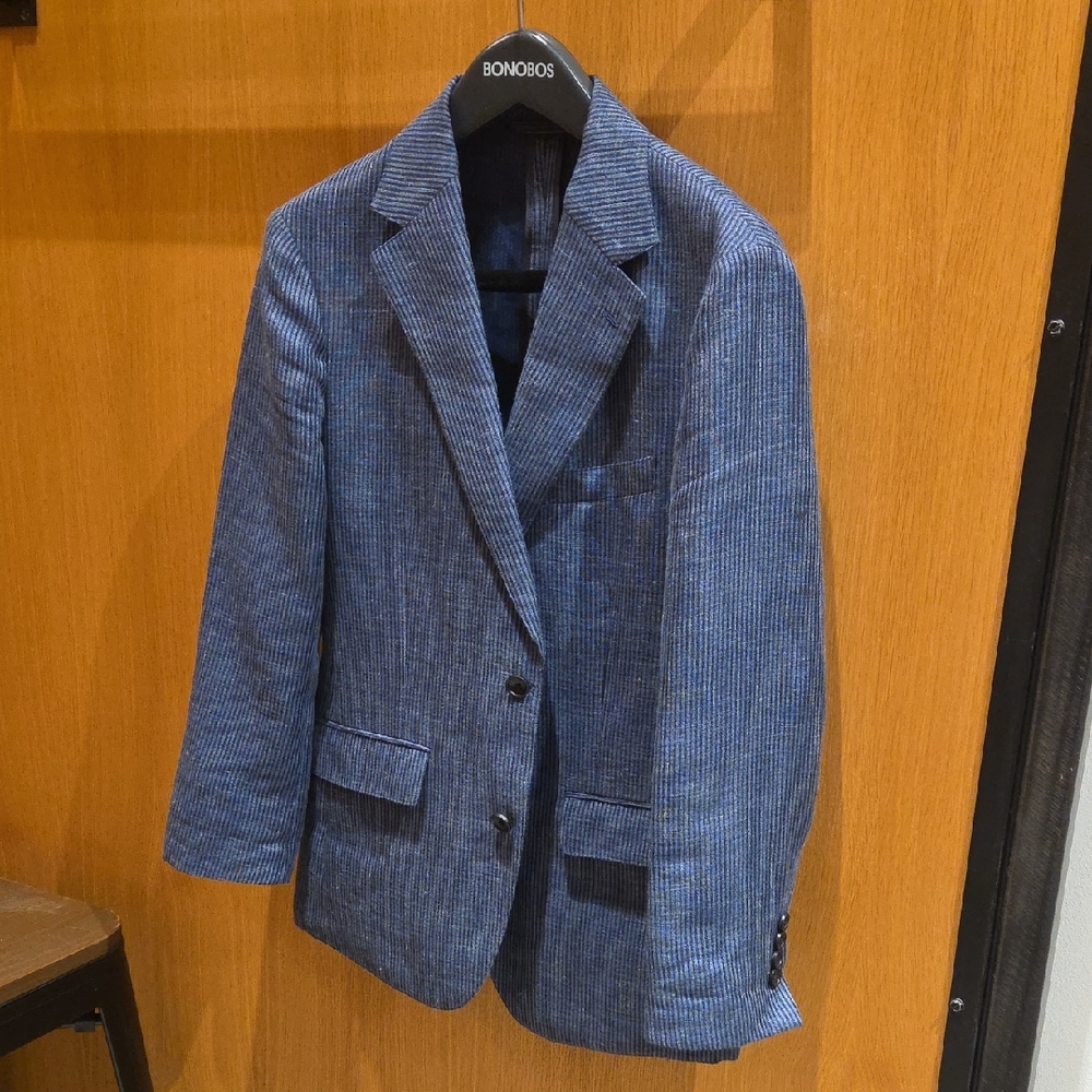 Bonobos Striped Linen Blazer